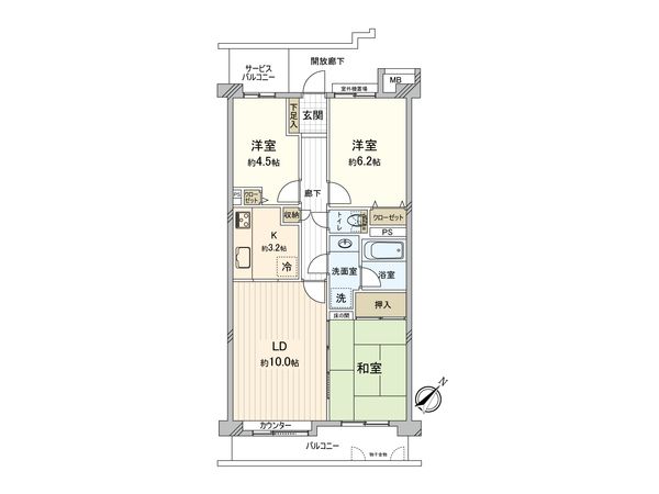 ステイツ川越南台 間取図(平面図) ステイツ川越南台 間取図(平面図)