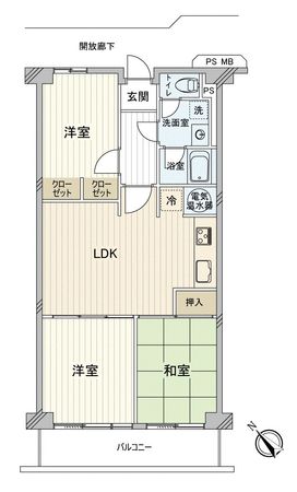 川越スカイハイツ 間取図(平面図) 川越スカイハイツ 間取図(平面図)