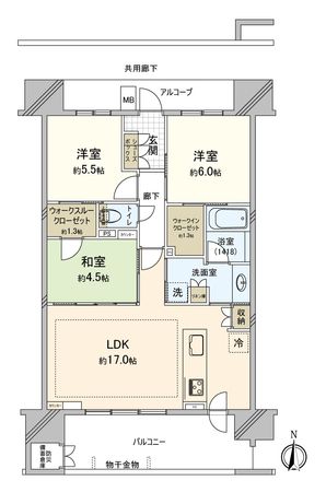 レ・ジェイド本川越コエドテラス 間取図(平面図) レ・ジェイド本川越コエドテラス 間取図(平面図)