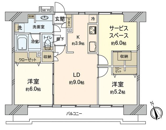 グランステージ坂戸 間取図(平面図) グランステージ坂戸 間取図(平面図)