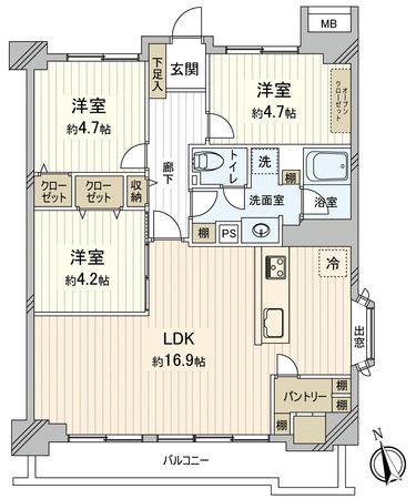 川越駅前脇田ビル 間取図(平面図) 川越駅前脇田ビル 間取図(平面図)