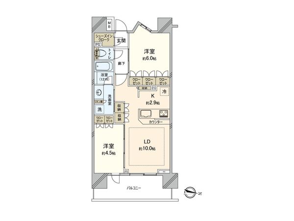 アンビシャス川越 間取図(平面図) アンビシャス川越 間取図(平面図)