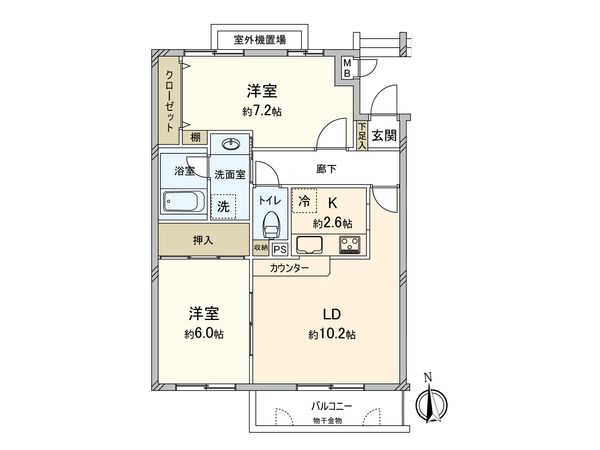 コスモ川越ワンダーランド 間取図(平面図) コスモ川越ワンダーランド 間取図(平面図)