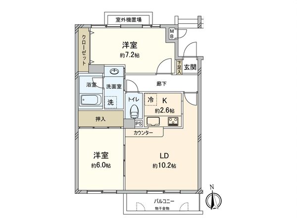 コスモ川越ワンダーランド 間取図(平面図) コスモ川越ワンダーランド 間取図(平面図)