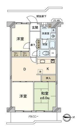 メイツ川越 間取図(平面図) メイツ川越 間取図(平面図)