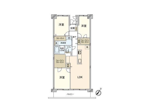 川越パーク・ファミリア 間取図(平面図) 川越パーク・ファミリア 間取図(平面図)