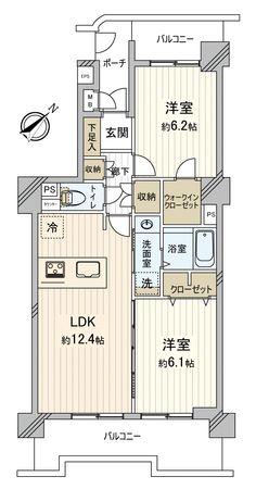 アーベイン川越南大塚キッズプレース 間取図(平面図) アーベイン川越南大塚キッズプレース 間取図(平面図)