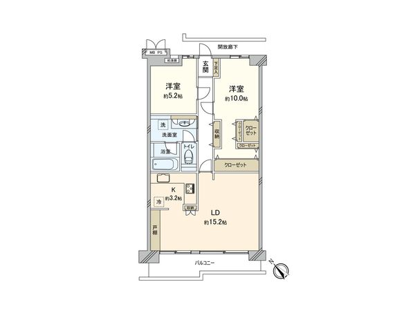 グリーンプラザ川越 間取図(平面図) グリーンプラザ川越 間取図(平面図)