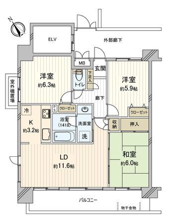 間取図(平面図)