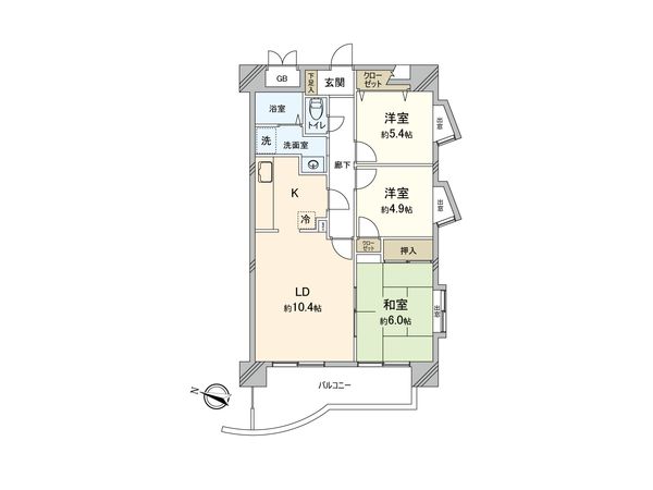 レジェンド北坂戸 間取図(平面図) 間取図(平面図)