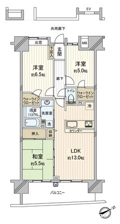 レーベンハイム川越サンシエナ 間取図(平面図)
