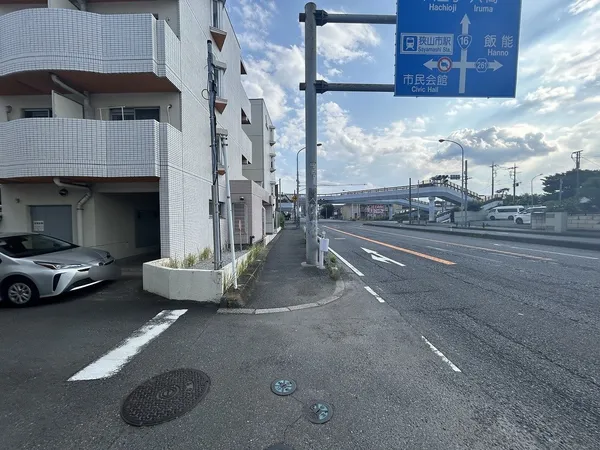 前面道路