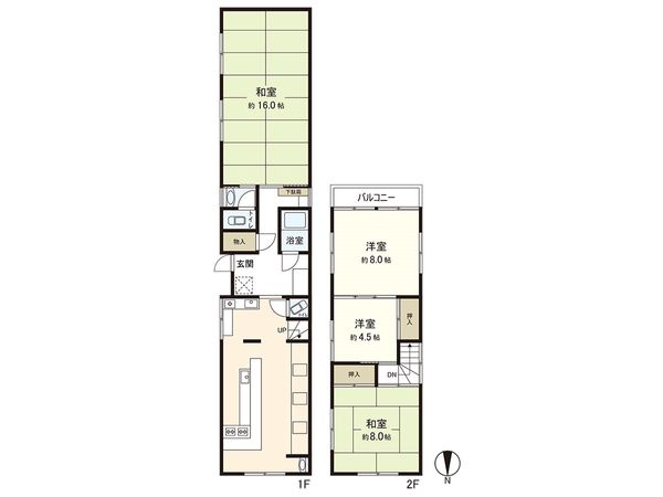 川越市霞ケ関北1丁目 戸建 間取図(平面図) 川越市霞ケ関北1丁目 戸建 間取図(平面図)