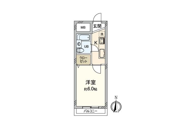 Mプラザ.5六軒町 間取図(平面図) Mプラザ.5六軒町 間取図(平面図)