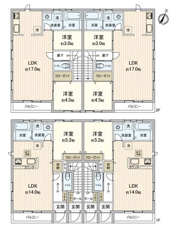 川越市宮元町アパート 間取図(平面図) 川越市宮元町アパート 間取図(平面図)