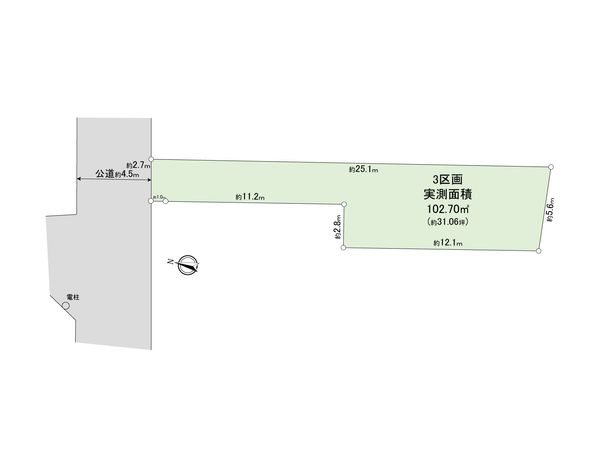 さいたま市大宮区上小町 3区画 区画図 さいたま市大宮区上小町 3区画 区画図