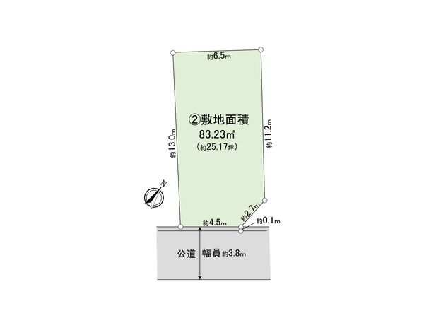 さいたま市北区盆栽町 2区画 区画図 さいたま市北区盆栽町 2区画 区画図