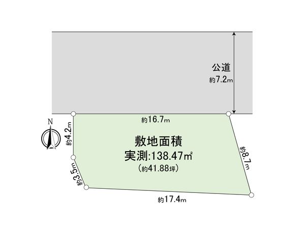 さいたま市北区盆栽町 区画図
