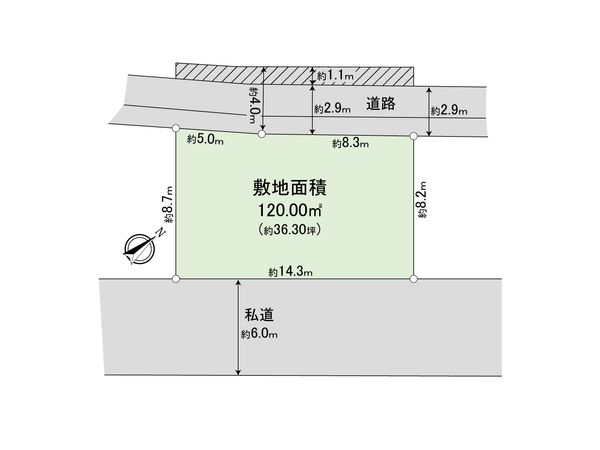 さいたま市見沼区大字中川 区画図 さいたま市見沼区大字中川 区画図