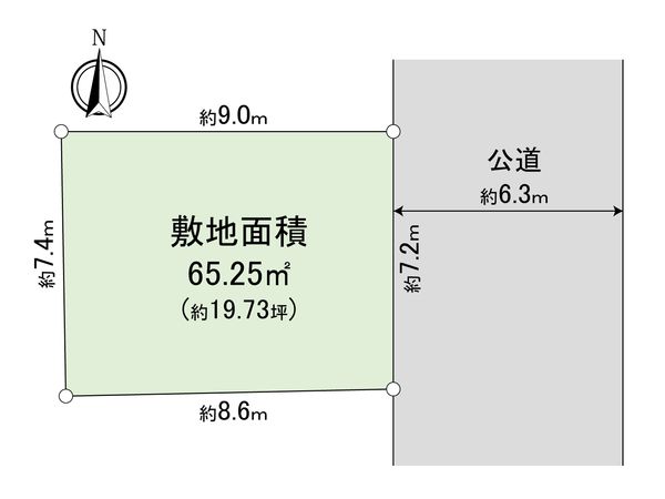 さいたま市大宮区天沼町1丁目 2区画 区画図 さいたま市大宮区天沼町1丁目 2区画 区画図
