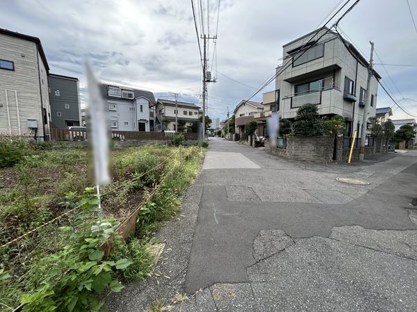さいたま大宮区天沼町2丁目 1号地 前面道路含む外観