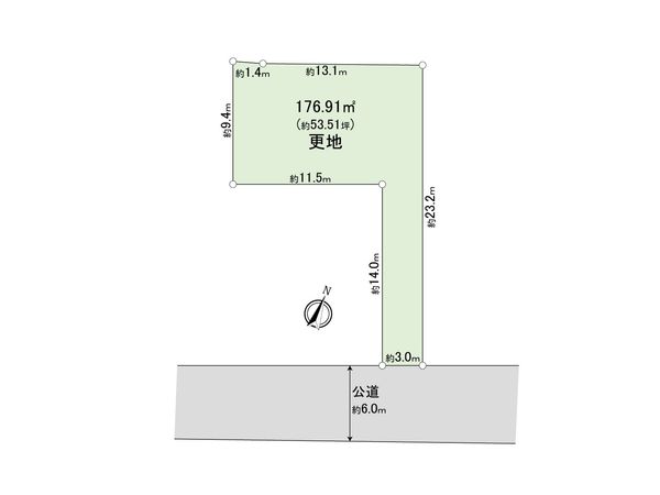 さいたま市北区宮原町1丁目 区画図