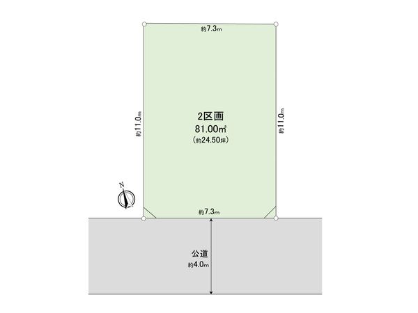戸田市下戸田2丁目 2区画 区画図 区画図