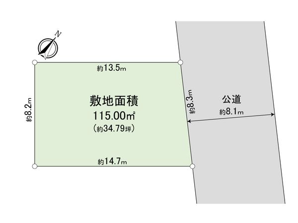 さいたま市大宮区三橋4丁目 区画図 区画図