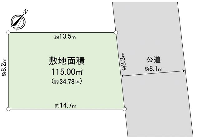 さいたま市大宮区三橋4丁目 区画図