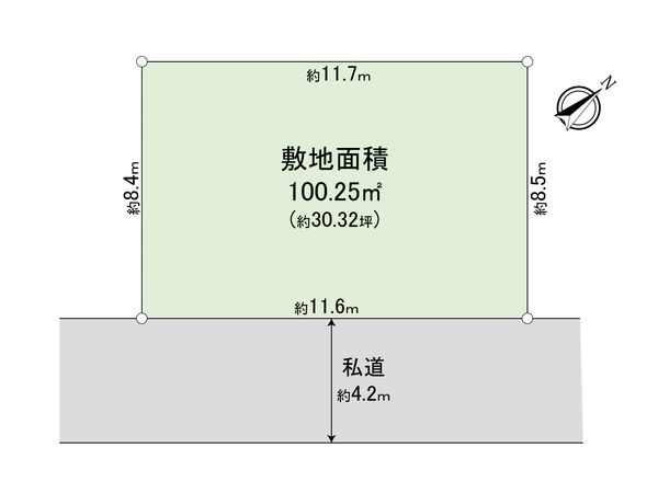 さいたま市見沼区大字南中丸 1区画 区画図 区画図
