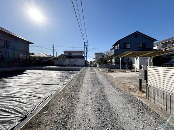 さいたま市西区大字佐知川 B区画 前面道路含む外観 さいたま市西区大字佐知川 B区画 前面道路含む外観