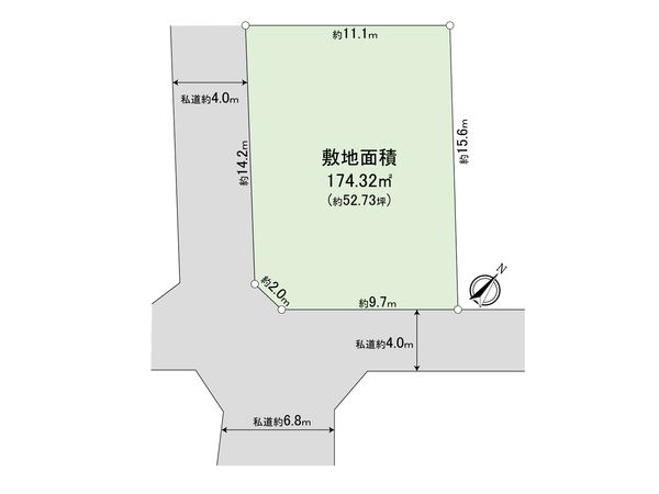 さいたま市西区大字内野本郷 区画図