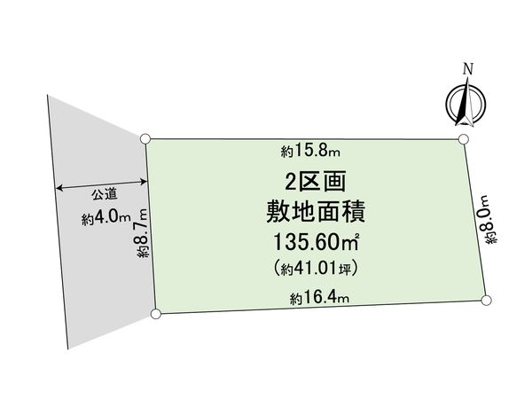 さいたま市西区宮前町 2区画 区画図