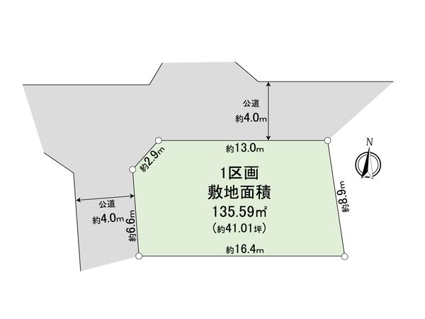 さいたま市西区宮前町 1区画 区画図