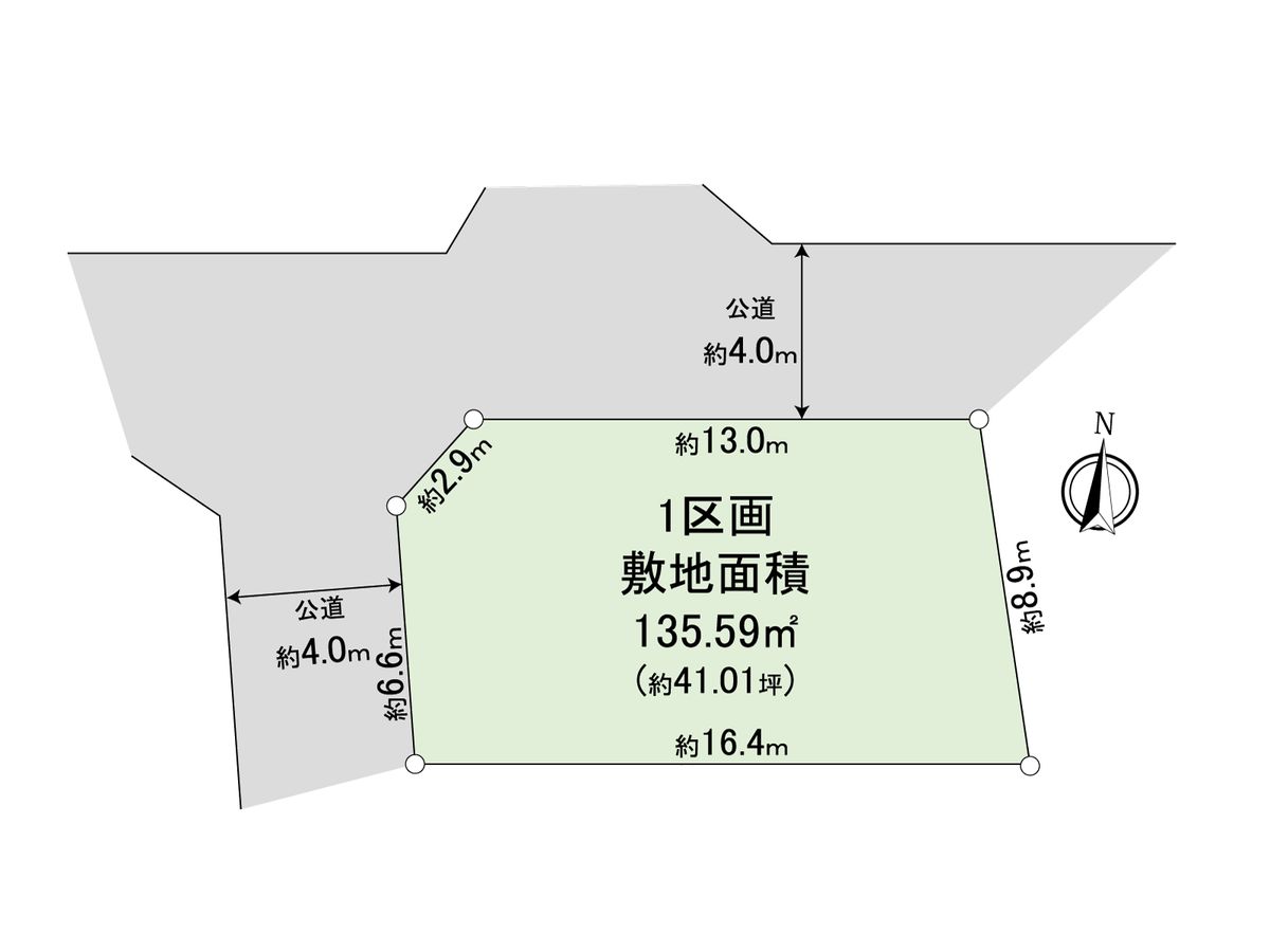 さいたま市西区宮前町 1区画 区画図 区画図