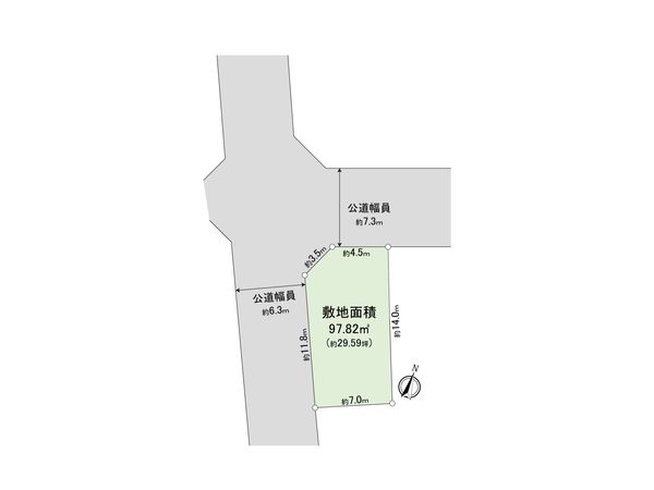 さいたま市大宮区上小町 区画図