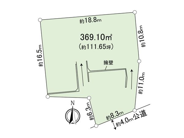 さいたま市見沼区大字南中野 区画図 さいたま市見沼区大字南中野 区画図