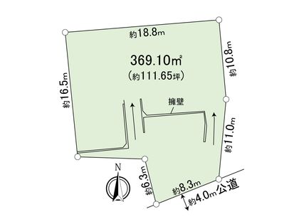 さいたま市見沼区大字南中野 区画図