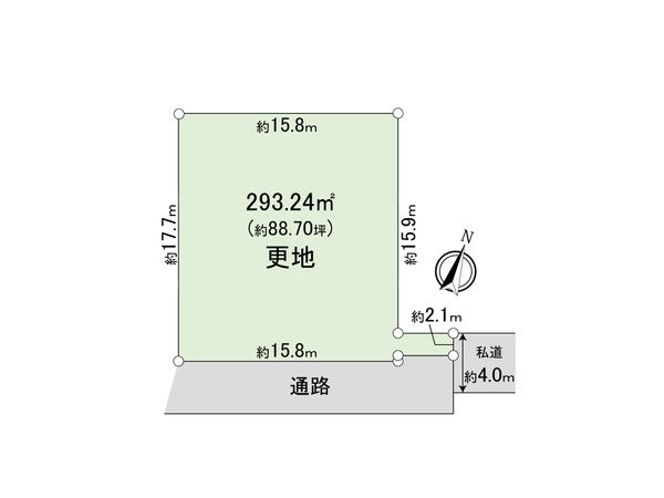さいたま市西区大字内野本郷 区画図