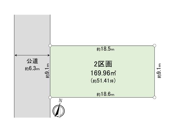さいたま市大宮区上小町 2区画 区画図 さいたま市大宮区上小町 2区画 区画図