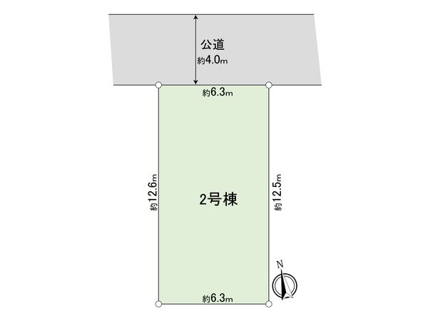 さいたま市西区三橋5丁目 2号地 区画図 さいたま市西区三橋5丁目 2号地 区画図