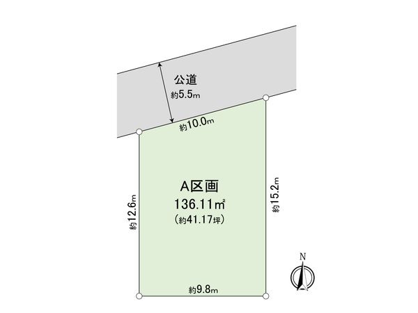 さいたま市大宮区東町1丁目 A区画 区画図 さいたま市大宮区東町1丁目 A区画 区画図