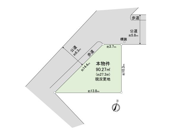 さいたま市大宮区三橋2丁目 区画図 さいたま市大宮区三橋2丁目 区画図