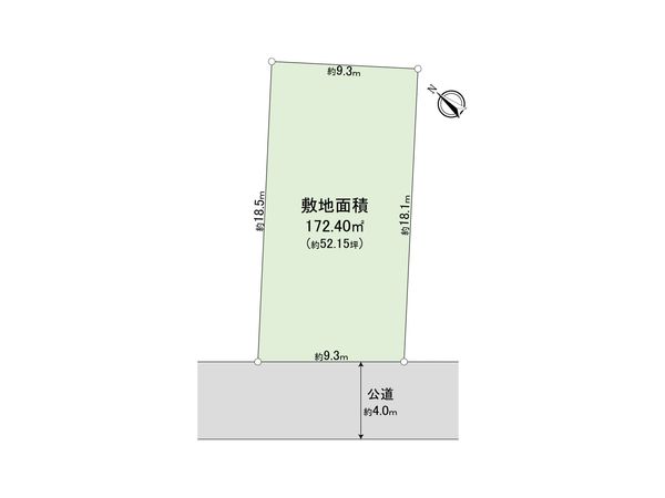さいたま市北区別所町 1号地 区画図 さいたま市北区別所町 1号地 区画図