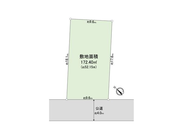 さいたま市北区別所町 2号地 区画図 さいたま市北区別所町 2号地 区画図