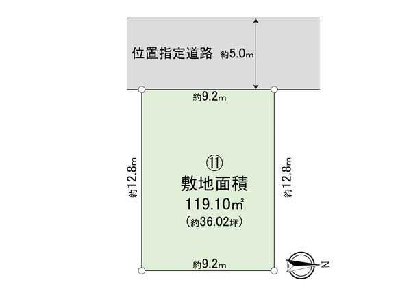 さいたま市岩槻区宮町1丁目 11区画 区画図 さいたま市岩槻区宮町1丁目 11区画 区画図