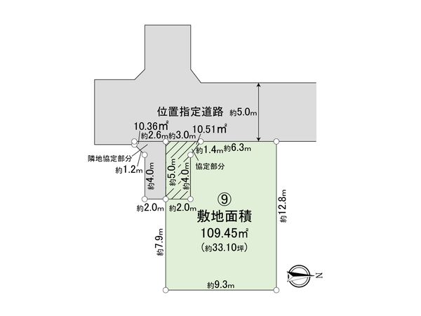さいたま市岩槻区宮町1丁目 9区画 区画図 さいたま市岩槻区宮町1丁目 9区画 区画図