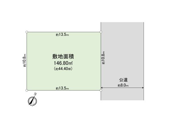 さいたま市北区別所町 区画図 さいたま市北区別所町 区画図