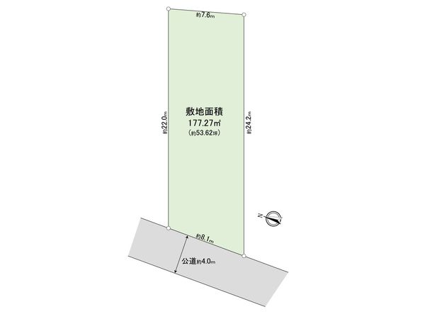 さいたま市西区大字高木 B区画 区画図 さいたま市西区大字高木 B区画 区画図