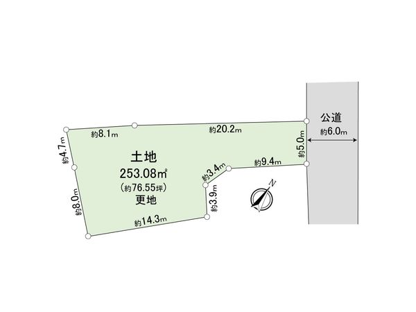北足立郡伊奈町中央2丁目 区画図 北足立郡伊奈町中央2丁目 区画図